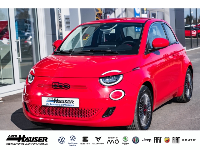 Fiat 500E RED 42kWh MY23 WINTER STYLE TECH APPLE ANDROID