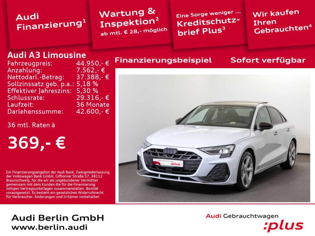 A3 Limousine S line 35 TFSI S tronic