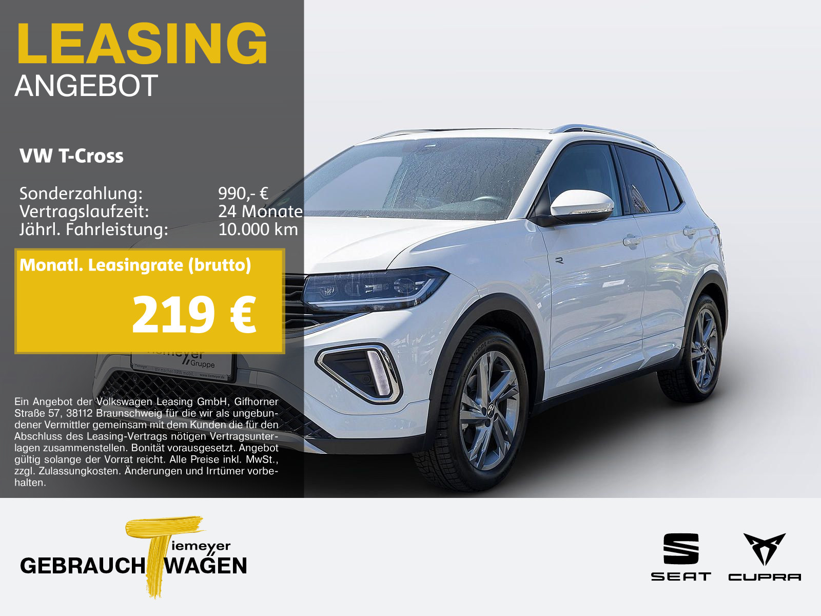 T-Cross 1.0 TSI DSG R-LINE IQ.LIGHT AHK KAMERA VIRTUAL