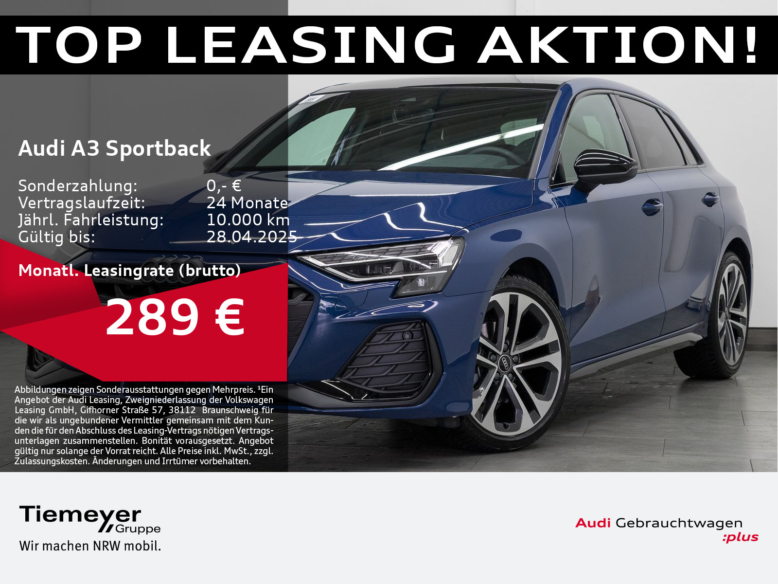 Audi A3 Sportback 30 TFSI S LINE LM18