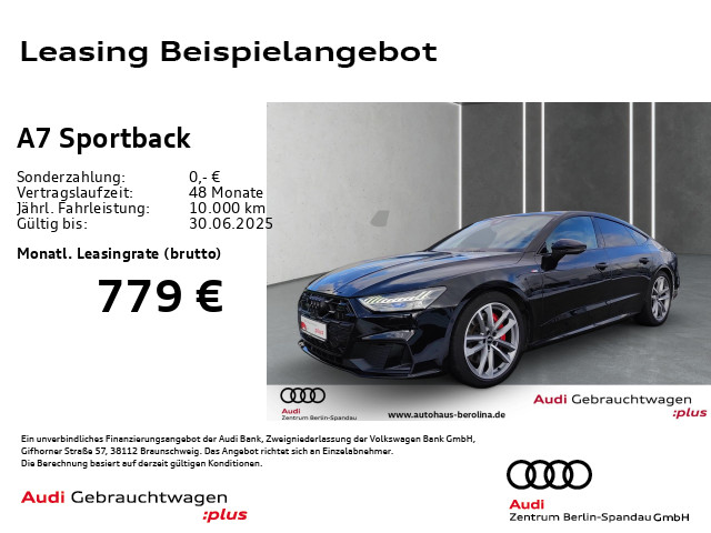 A7 Sportback 55 TFSIe qu. S line*B&O*HuD*MATRIX*