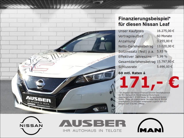 Nissan Leaf Tekna h BoseSound Scheinw