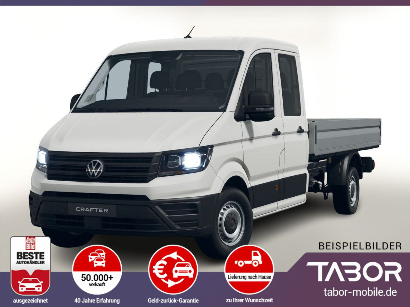 Crafter Pritsche DoKa 35 2.0 TDI 140 L4 7-S Temp