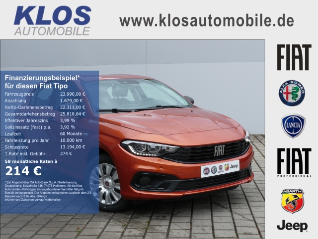 Fiat Tipo 1.5 LIFE 5T HYBRID GSE 130PS