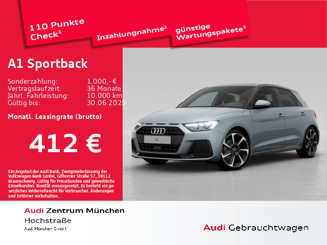 A1 Sportback Advanced 35 TFSI 110(150) kW(PS) S tronic