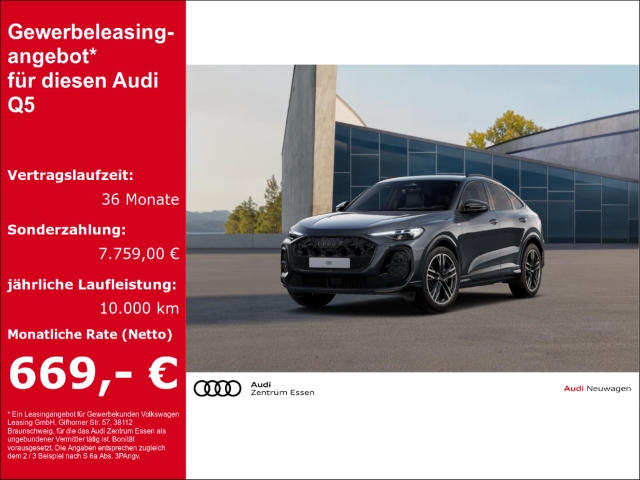 Q5 SPORTBACK TDI QUATTRO S LINE TECH NAVI PANO AHK