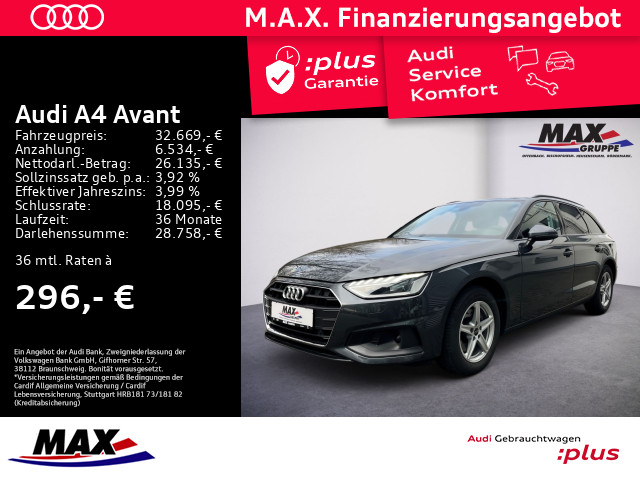 A4 Avant 35 TDI LED+NAVI+LANE ASSIST+DAB+ACC