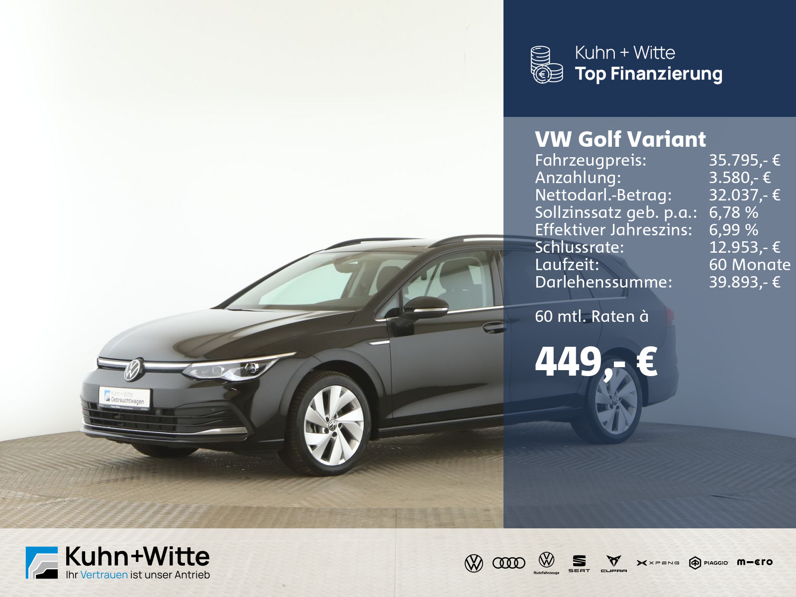 Golf VIII Variant 2.0 TDI Style *AHK*LED*PDC*Navi*AppleCar*
