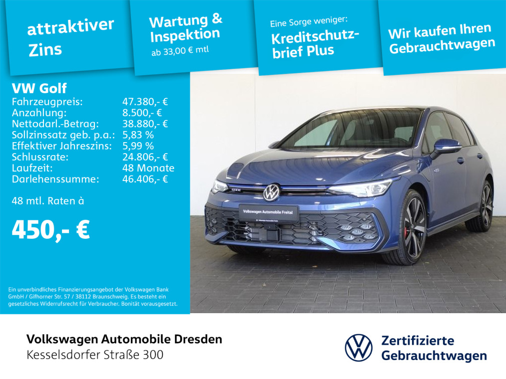 Golf GTE 1,5l eHybrid DSG *DCC AHZV AREA VIEW*