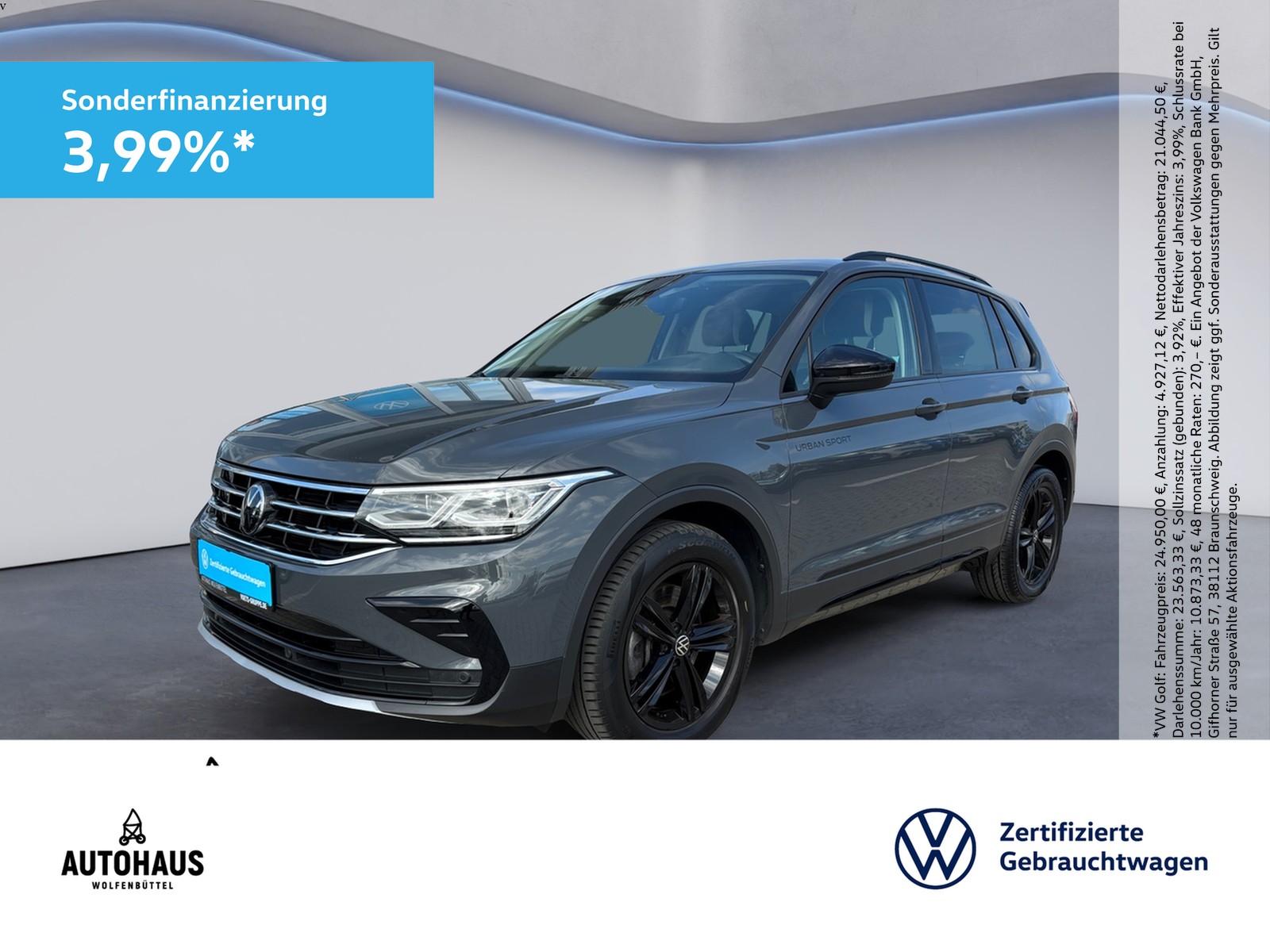 Tiguan Urban Sport 2.0 TSI DSG 4Mot AHK STANDH