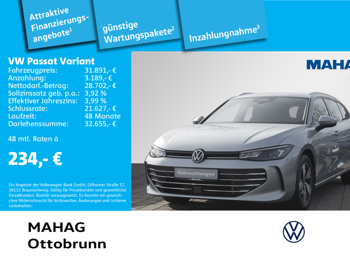 Volkswagen Passat Variant 1.5 eTSI BUSINESS NEWMODEL AppConnect