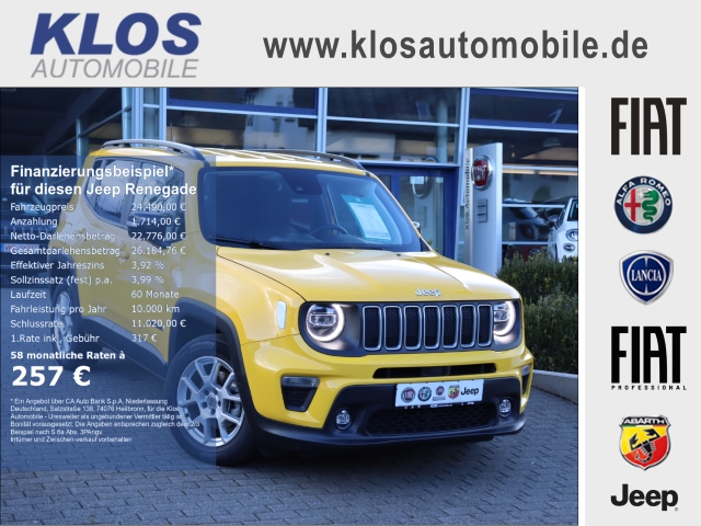 Jeep Renegade 1.5 LIMITED e-HYBRID GSE T4 48V 130PS 4x2