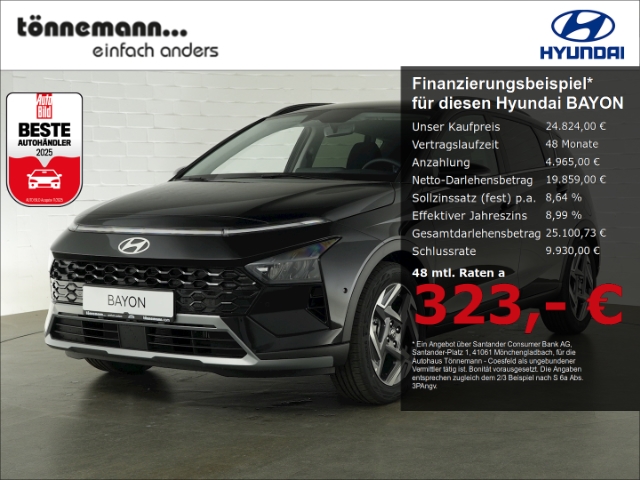 BAYON FACELIFT T-GDI PRIME DCT+VOLL LED+NAVI+RÜCKFAHRKAMERA+SITZ-/LENKRADHEIZUNG+BOSE SOUNDSYSTE