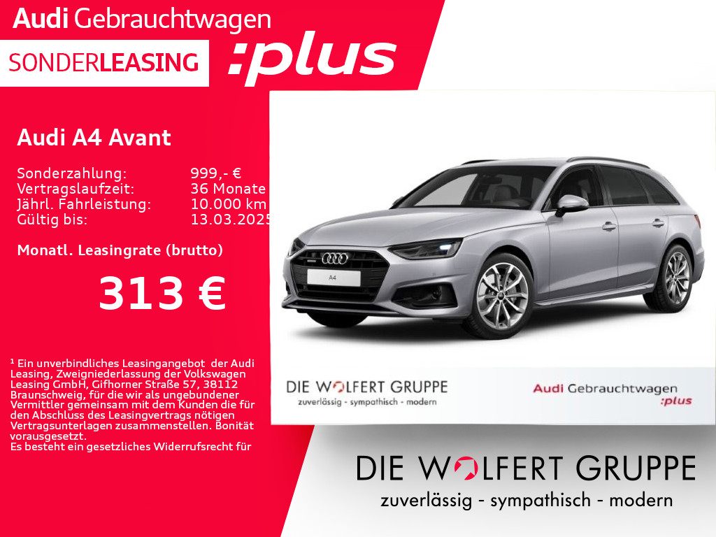 A4 Avant advanced 40 TDI quattro S tronic *ACC*