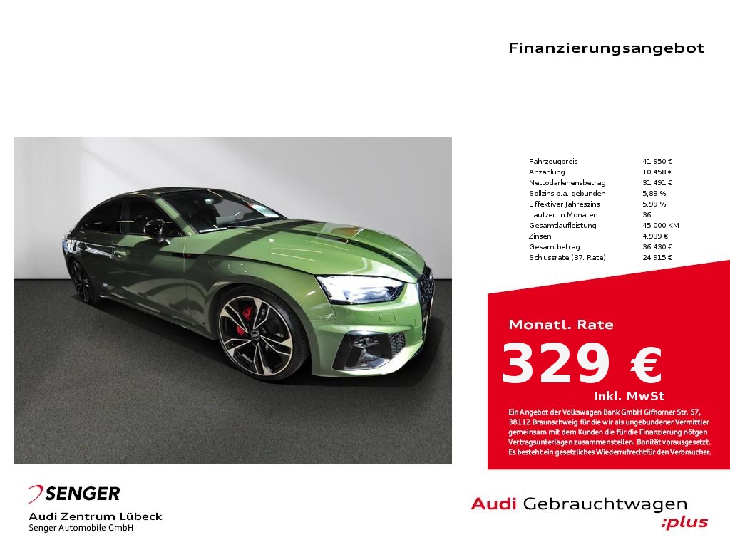 Audi A5 Sportback 40 TDI comp edition plus S-line