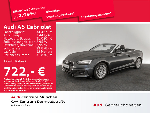Audi A5 Cabriolet 35 TFSI