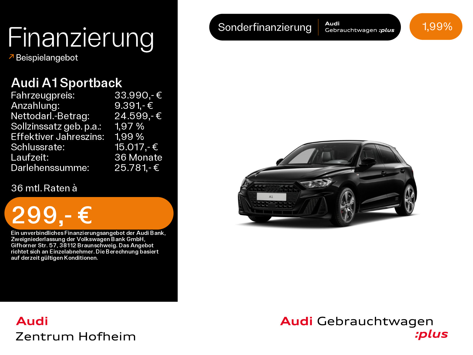 A1 Sportback 40 TFSI 2x S line S tro*LED*Virtual*Smartphone Interface*Teilleder*Kamera*