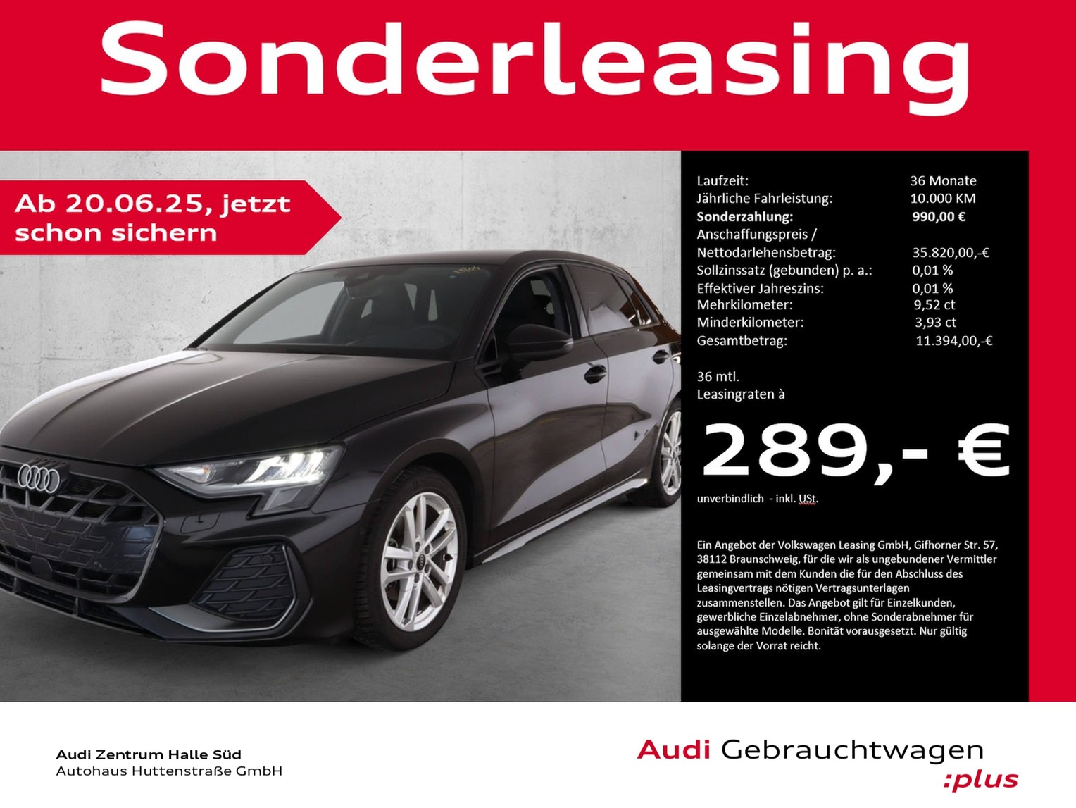 A3 Sportback 35 TFSI S line LED SONOS HuD VIRTUAL