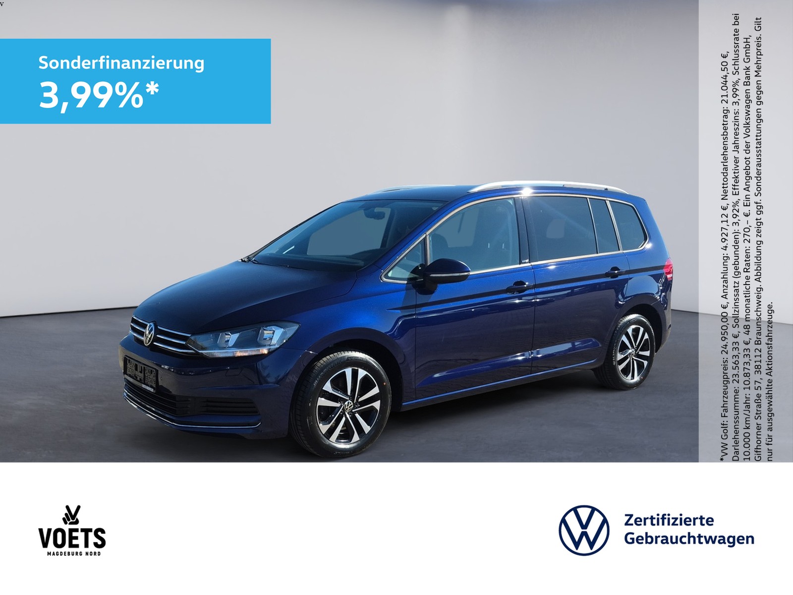 Touran 1.5TSI UNITED Navi+AHK+Sitzhzg.