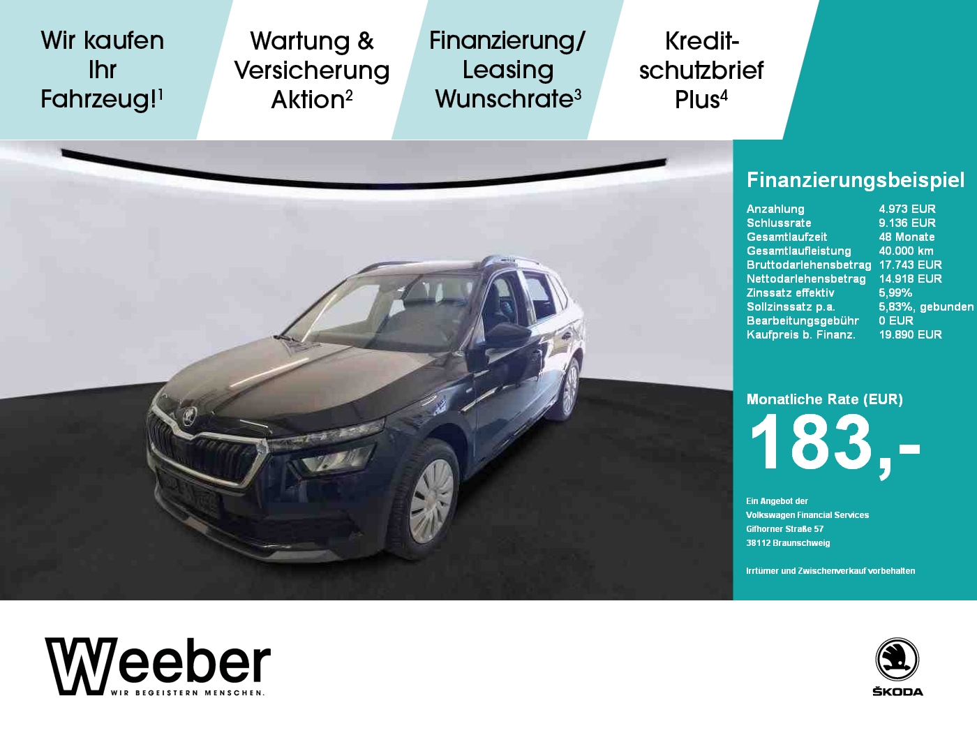 Kamiq Clever AHK*NAVI*LED*ACC*RFK AHK Navi LED