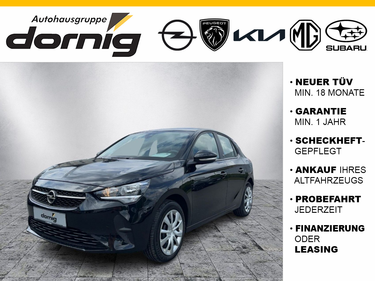 Corsa-e F Edition, Kamera, SHZ