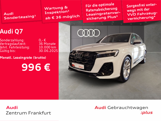 Q7 55 TFSI e quattro tiptronic S line MatrixLED 360° B&O HuD Luft