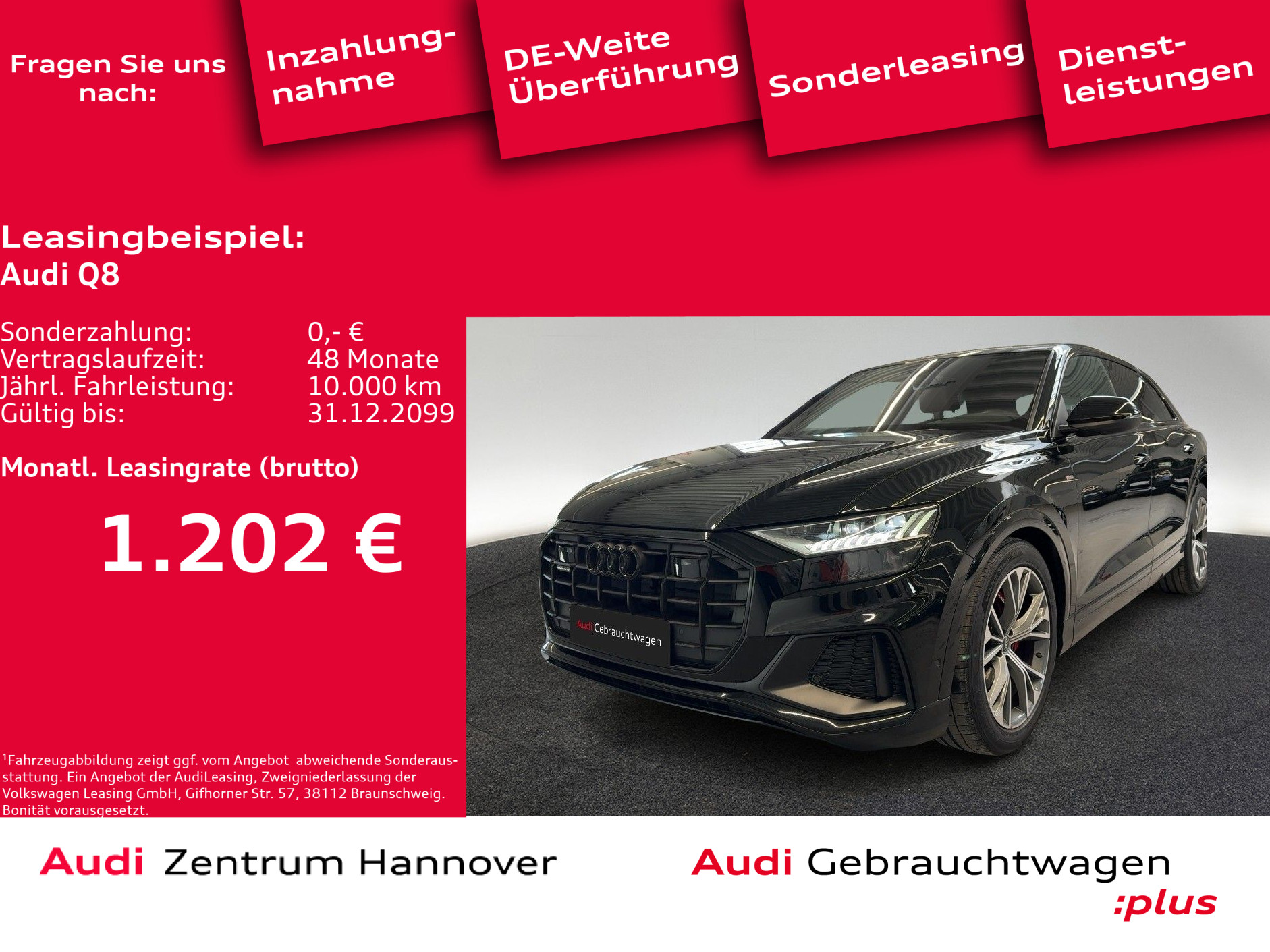 Q8 S line Edition 50 TDI quattro HD Matrix ACC B&O Luft