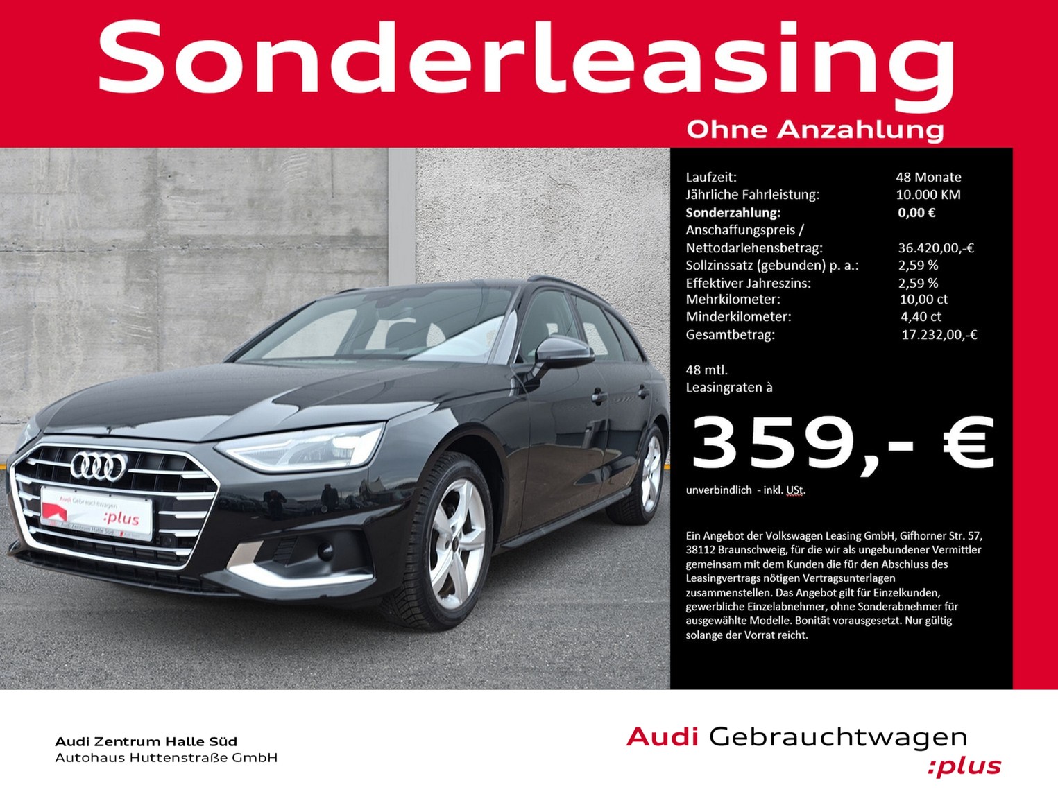 A4 Avant 35 TFSI advanced VIRTUAL LEDER TOUR ACC