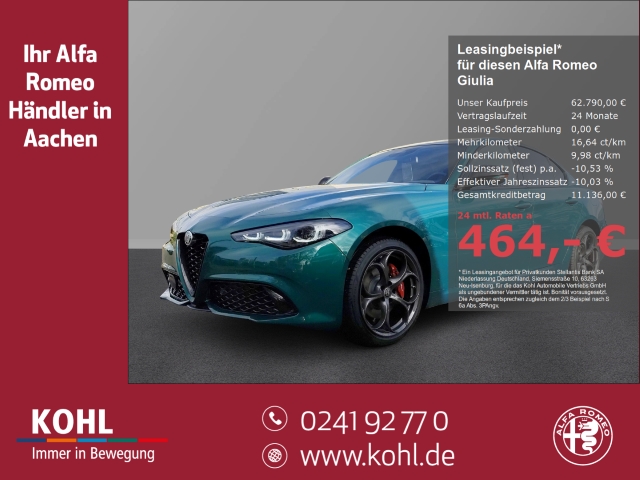 Alfa Romeo Giulia 2.0 Tributo Italiano Q4 Turbo 16V