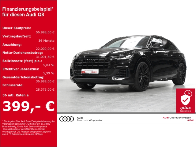 Q8 55 TFSI QUATTRO PANO STANDHZG AHK LUFT ACC