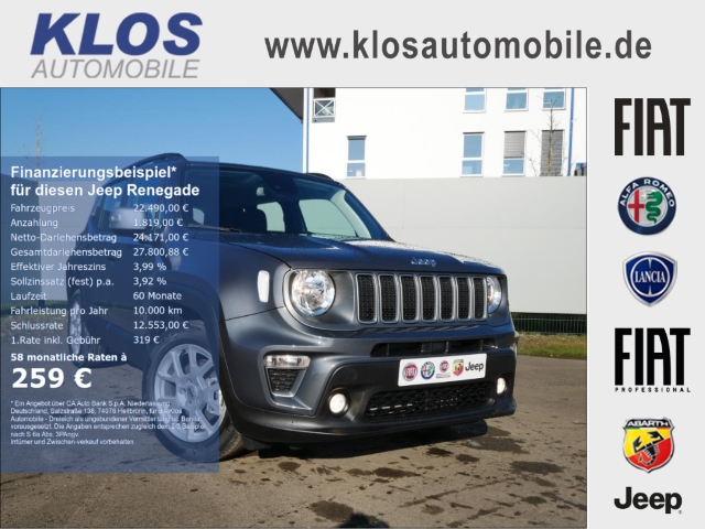 Renegade LIMITED e-HYBRID 1.5 GSE DCT NAV WINTER KAMERA