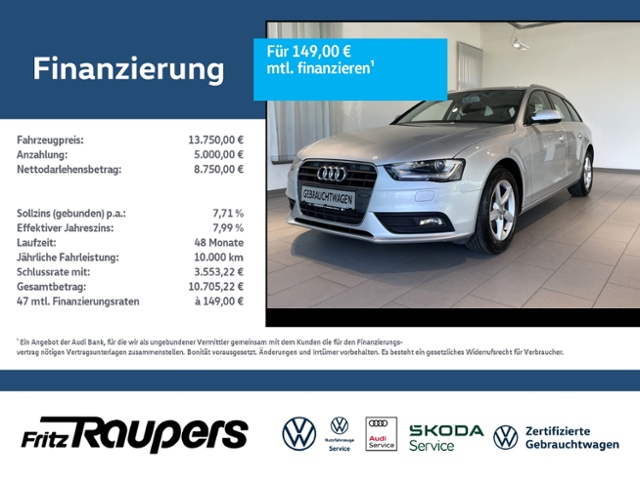 A4 Avant 1.8 TFSI Ambiente +PDC+XENON