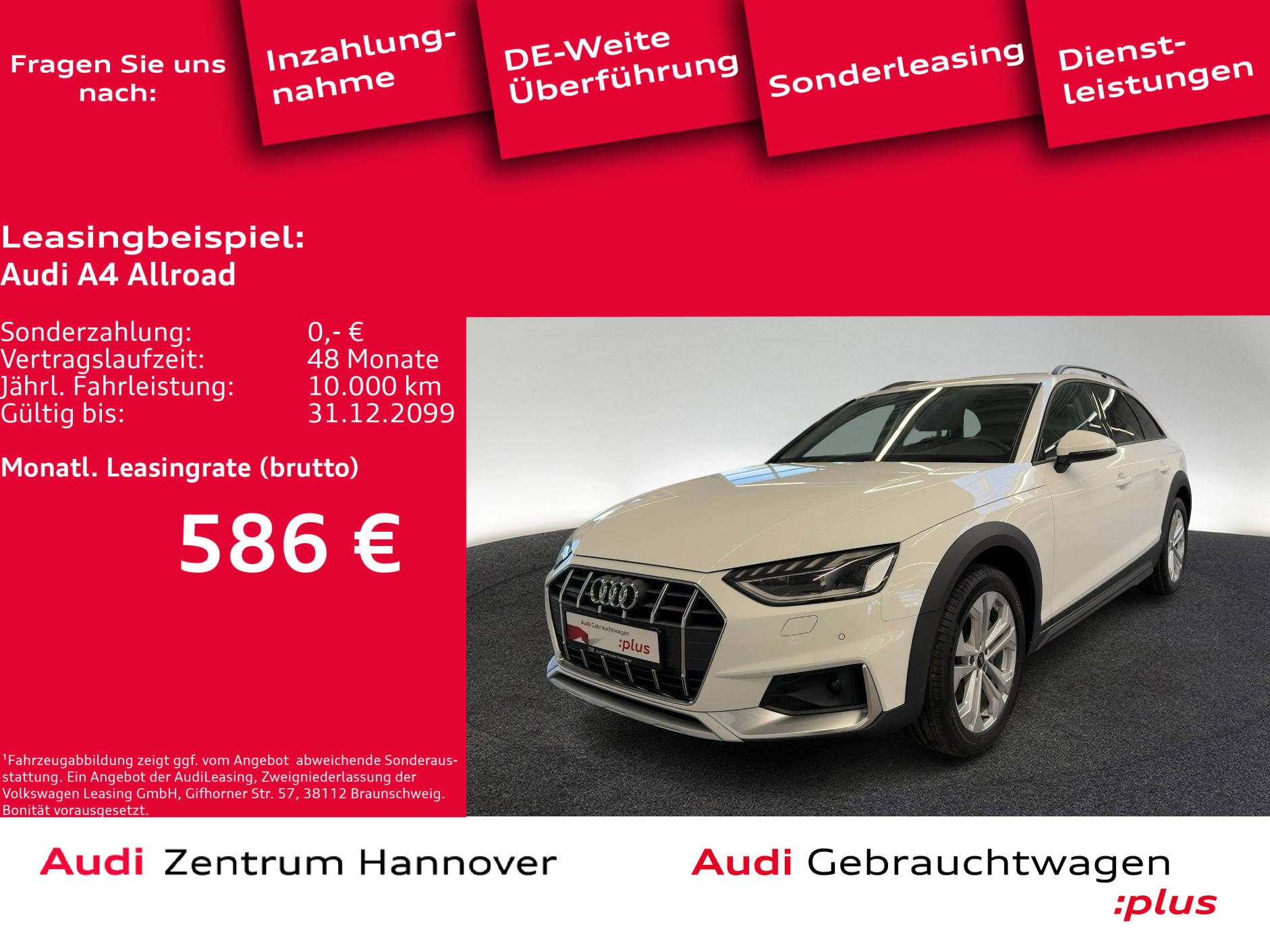 A4 allroad quattro 40 TDI AHK LED Kamera virtual Teilleder Navi