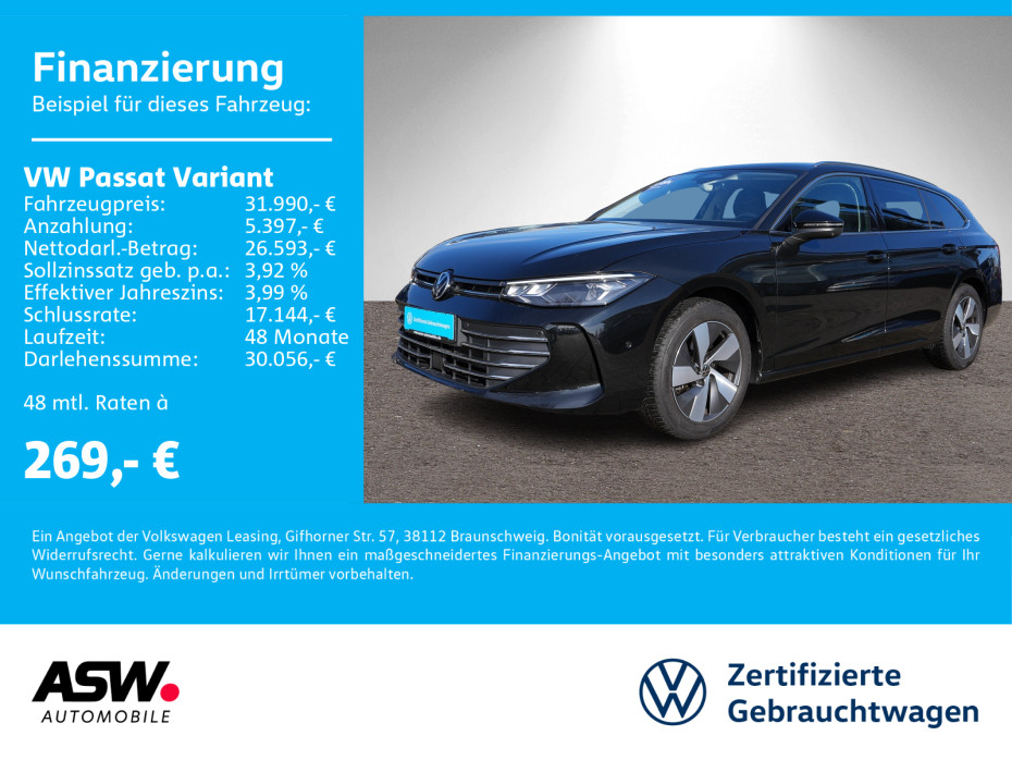 Passat Variant Neues Modell 1.5 eTSI DSG ACC AHK