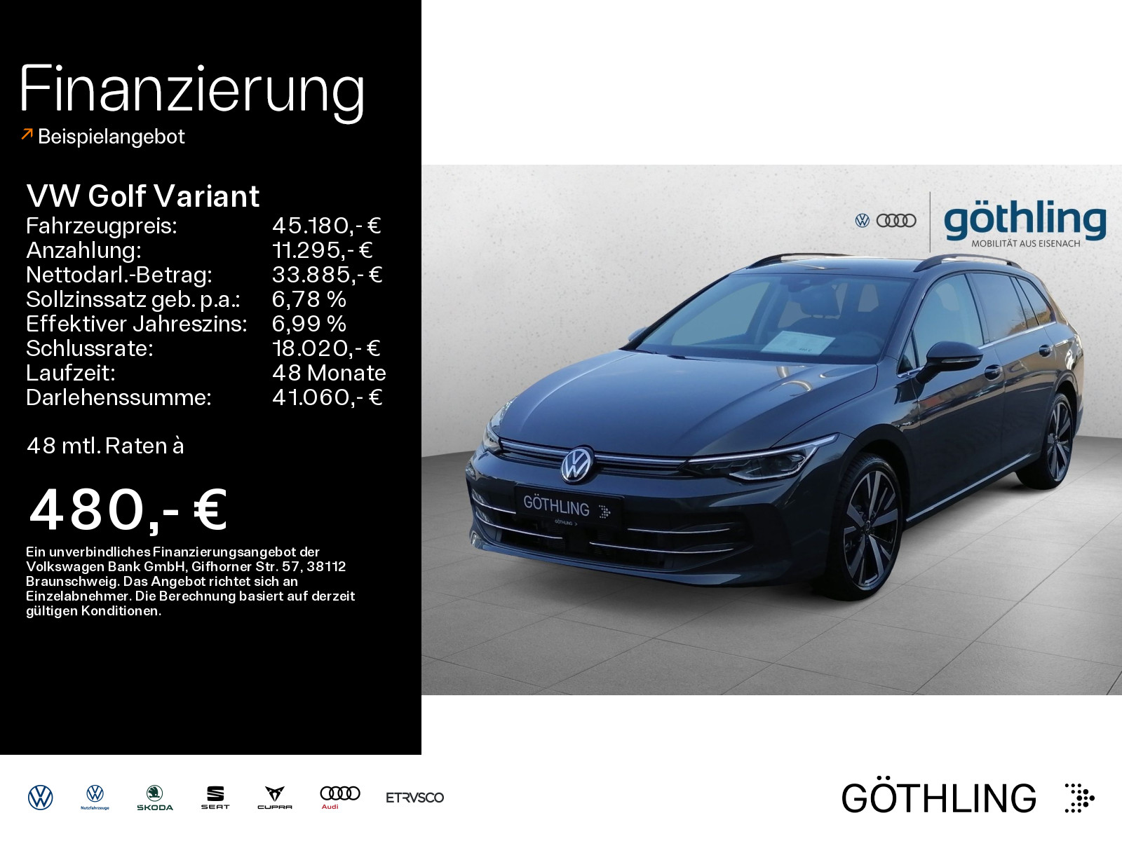 Golf Variant Style 2,0 l TDI DSG *NAVI*AHK*IQ*