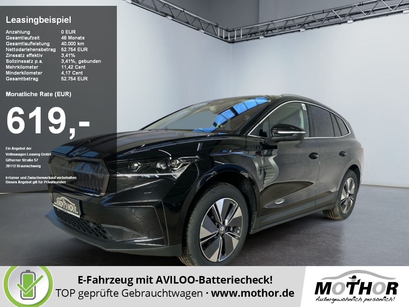 Enyaq Suite 85x 4x4 Diebstahl-Warnanlage