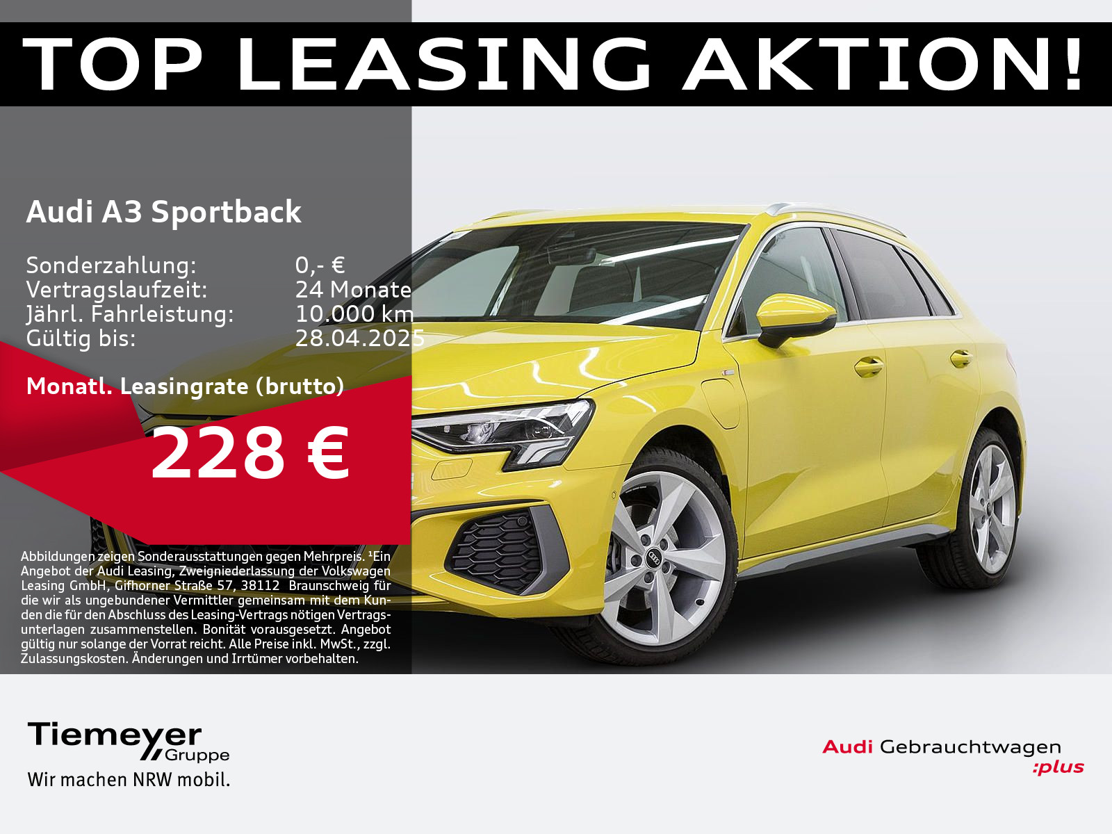 Audi A3 Sportback 40 TFSIe 2x S LINE LM18