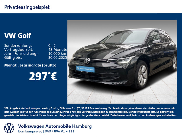 Golf VIII 1.5 eTSI Life DSG LED Kamera Sitzhzg