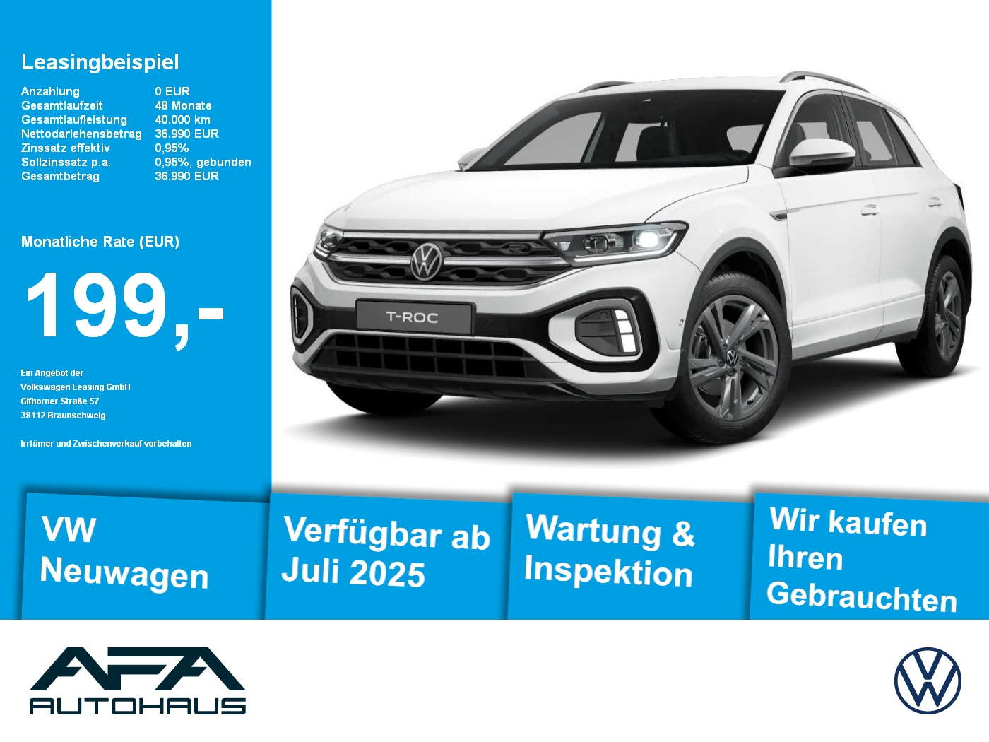 Volkswagen T-Roc 1.5 TSI R-Line App-Conn