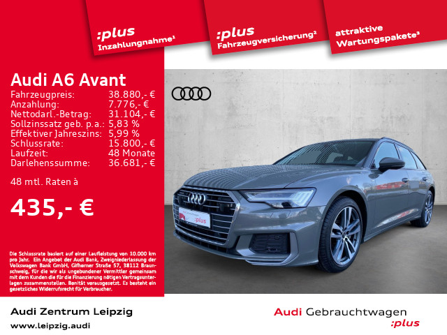 A6 Avant 50 TDI *S-line*HD-Matrix*Stadt*Tour*AHK*