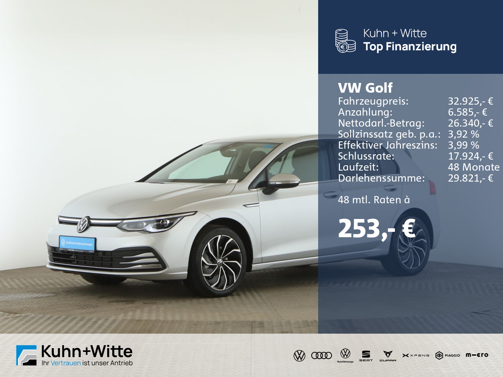 Golf VIII 2.0 TDI Style *ACC*IQ.Light*RFK*Navi*AppleCar*