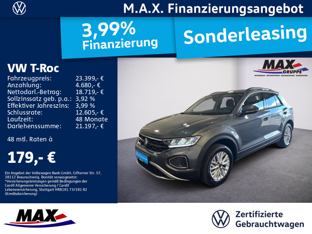 T-Roc 1.0 TSI LIFE LED+NAVI+DIGI CP+KLIMA+WINTER