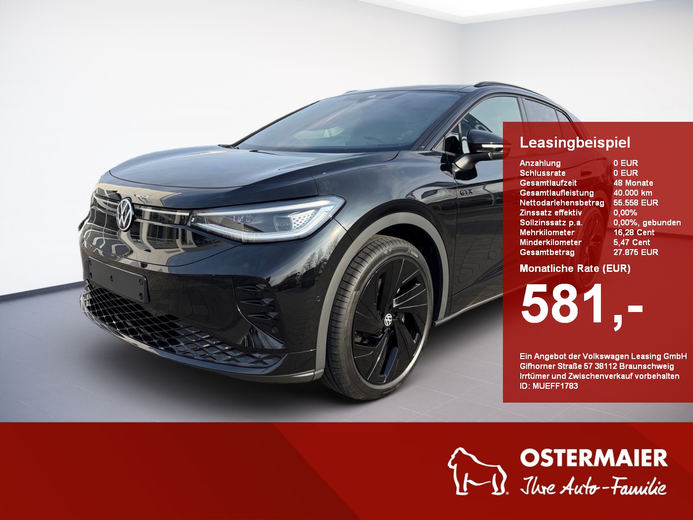 ID.4 GTX 4MOTION 77kWh 340PS IQ.LIGHT,AHK,21ALU,PANO,WÄRMEPUMPE