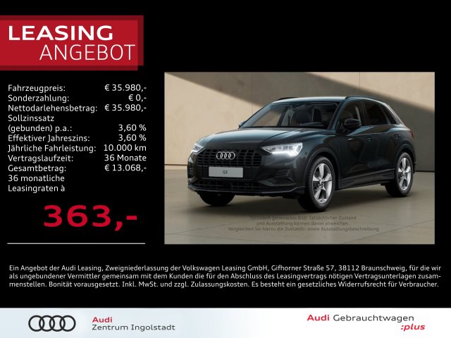 Q3 advanced 35 TFSI STHZG LED AHK Optik-schw. 19