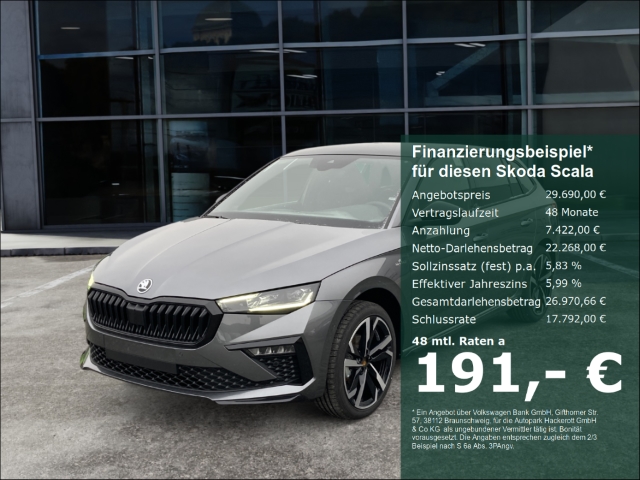 Skoda Scala 1.0 TSI Monte Carlo v h