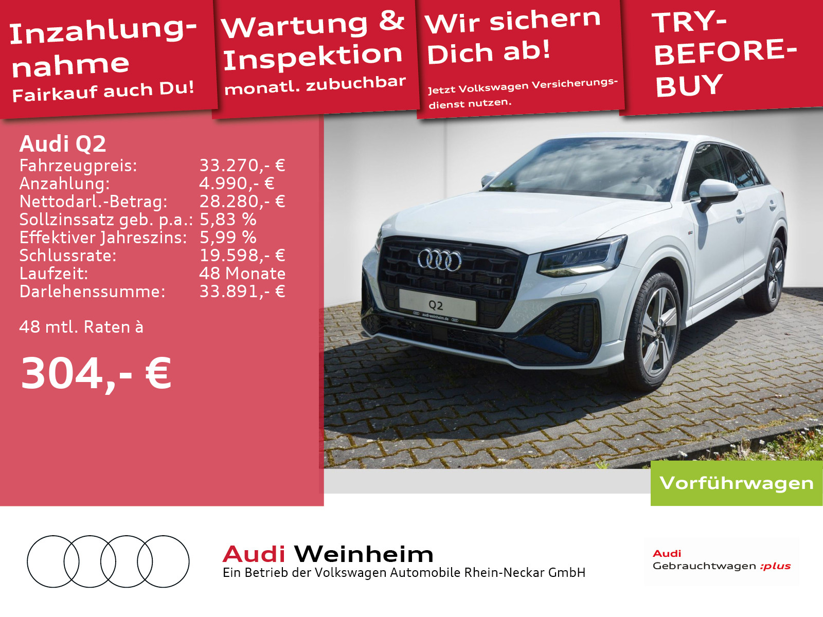 Q2 S line 35 TFSI S tronic PDC VirtualCockpit