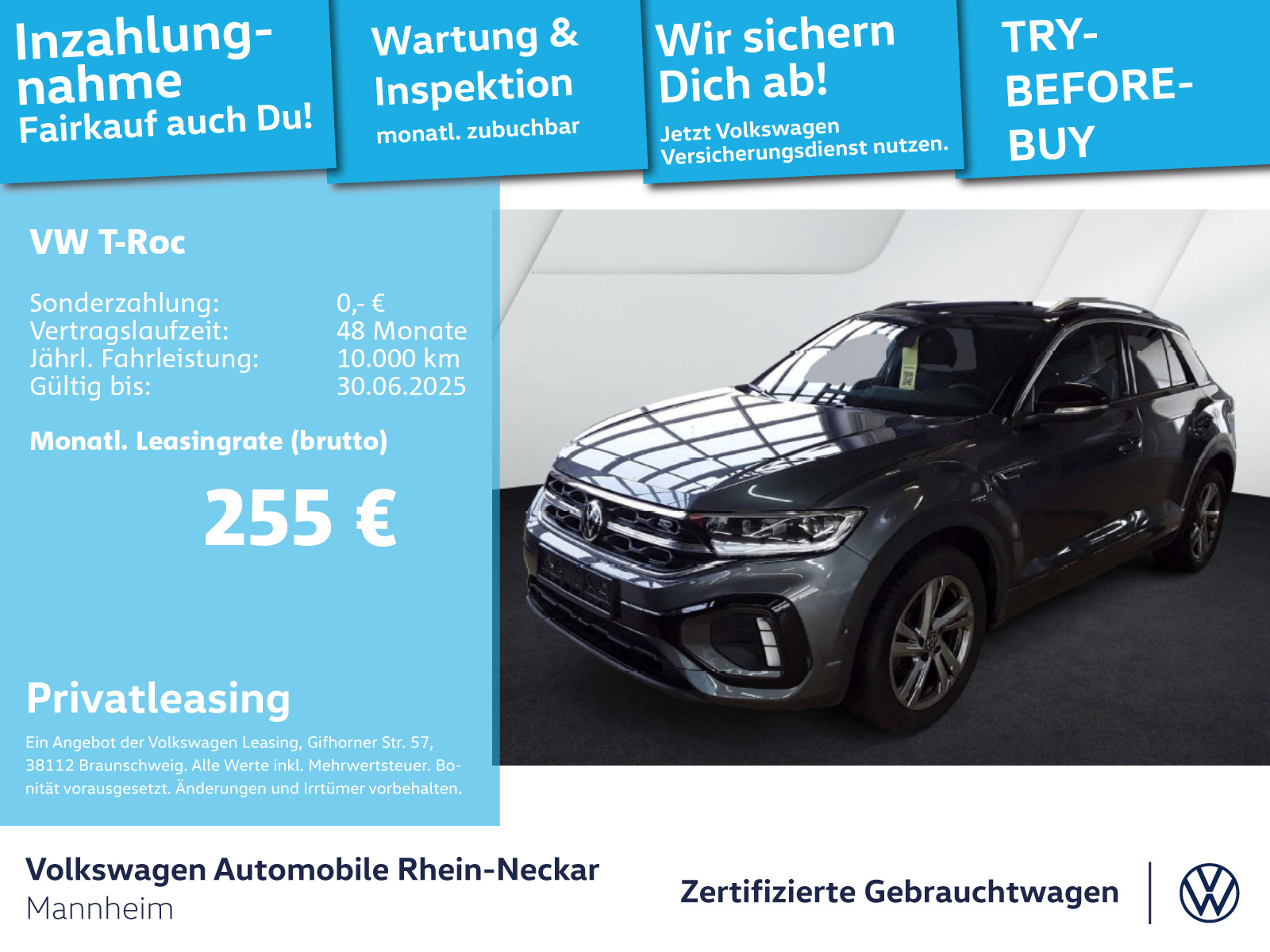 T-Roc 2.0 TDI R-Line DSG AHK Navi Kamera uvm