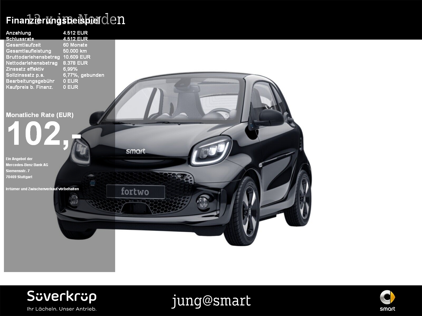 smart EQ fortwo Passion EXCLUSIVE 22KW