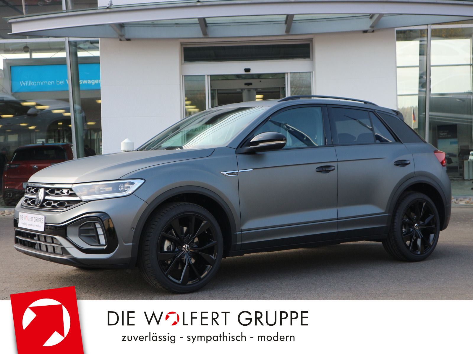 T-Roc R-Line 2.0 TSI OPF 4MOTION (190 PS) DSG*MATTLACK*AHK*PANORAMA*BLACKSTYLE*WINTERRÄDER*