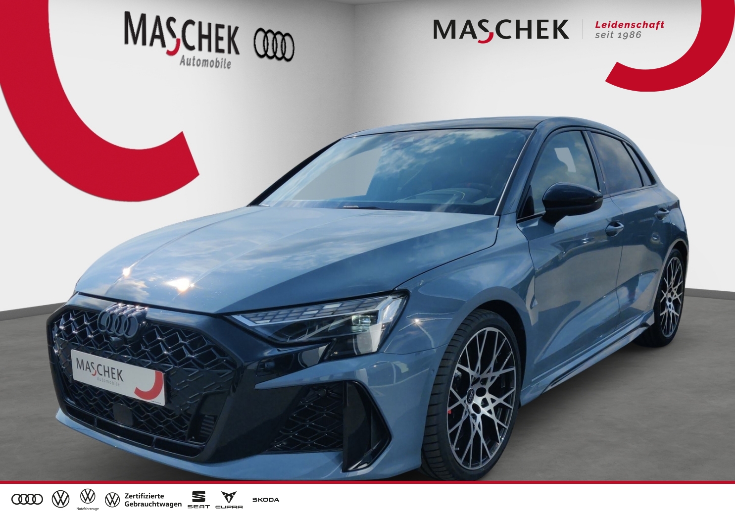 Audi RS3 4.6 Sportback UPE 840 - AdaptFWK vMax280 Schalensitz SONOS